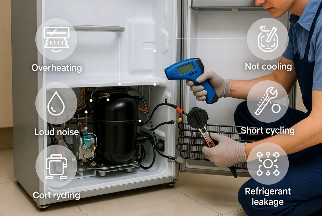 fridge compressor problems